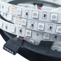 LED стрічка 24В 5050-60 Series SG 12Вт 1200Лм RGB IP20 10мм